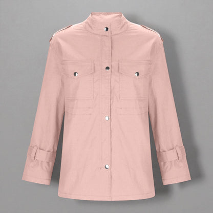 Women's Jacket Stylish Wind-Resistant Outerwear Comfort Fit 2