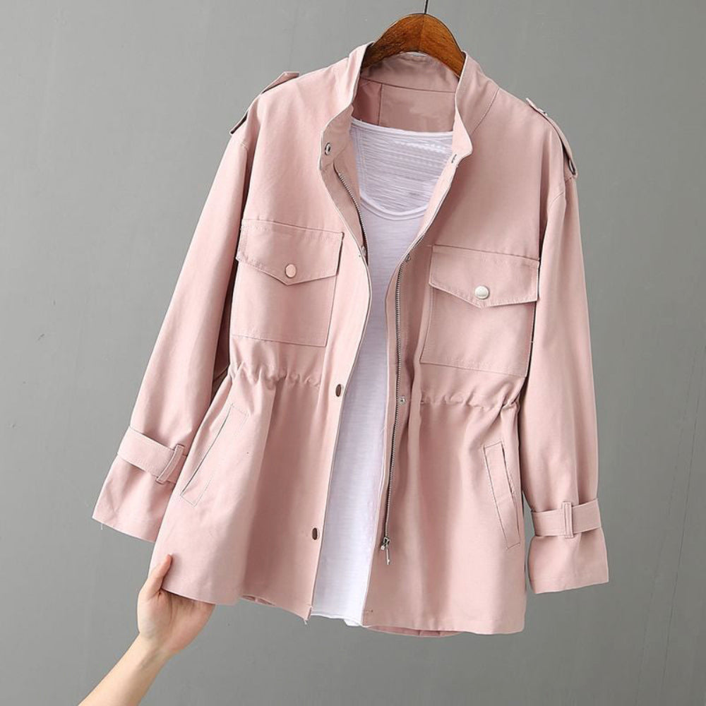Women's Jacket Stylish Wind-Resistant Outerwear Comfort Fit 3