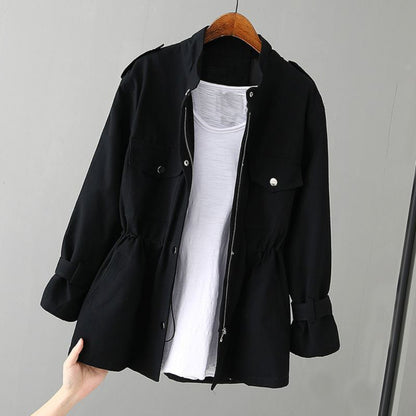 Women's Jacket Stylish Wind-Resistant Outerwear Comfort Fit 7