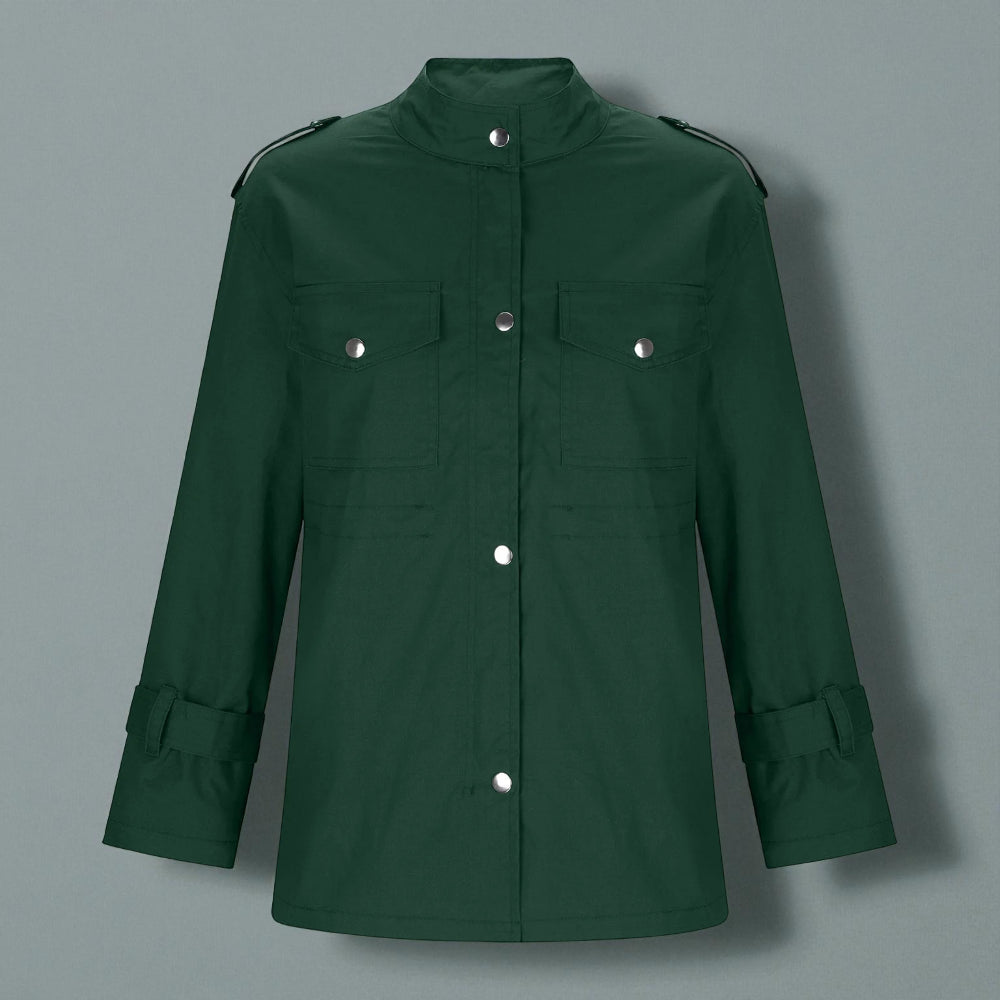 Women's Jacket Stylish Wind-Resistant Outerwear Comfort Fit 8