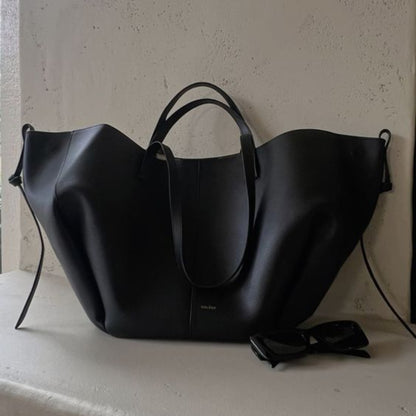 Women's Leather Tote Bag | Spacious Structured Everyday Handbag