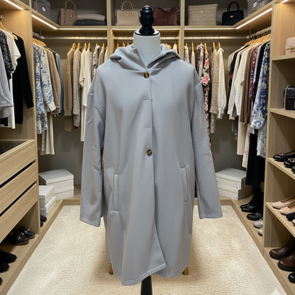 Women’s Long Hooded Winter Coat - Warm Oversized Outerwear