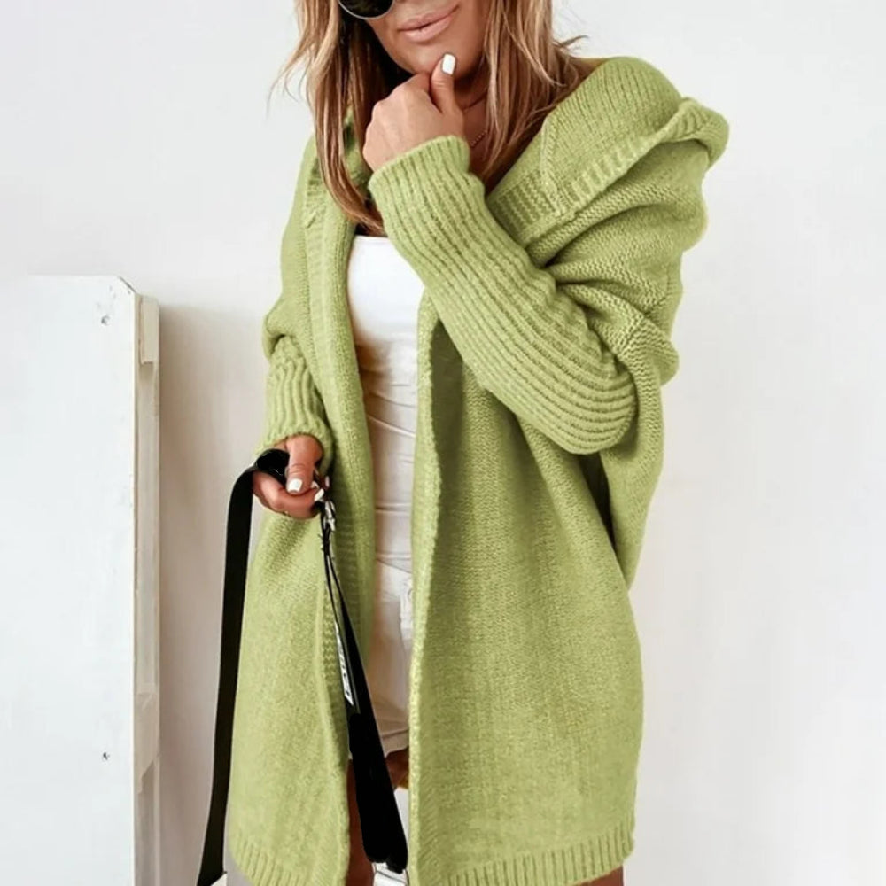 Women's Mid-Length Cardigan Sweater Stylish Layering Piece 6
