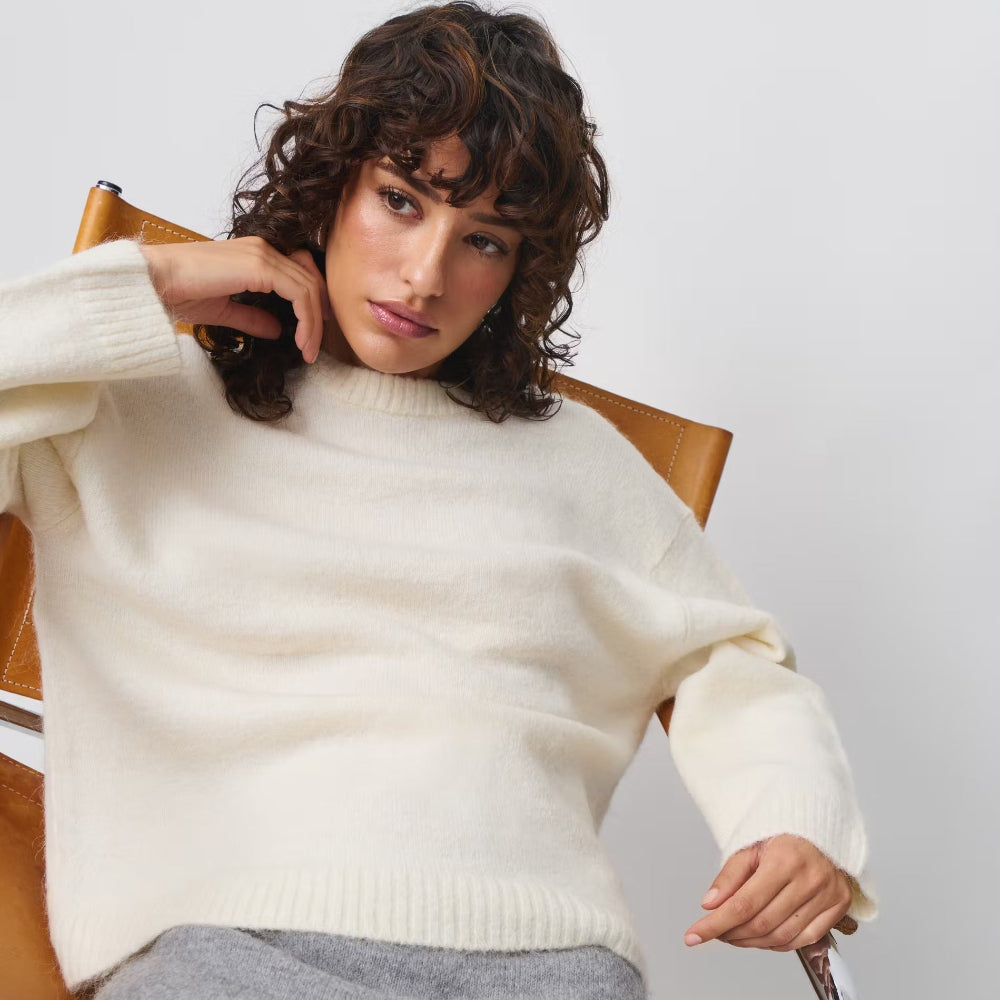 Women's Oversized Soft Sweater Elegant Casual Wear 5