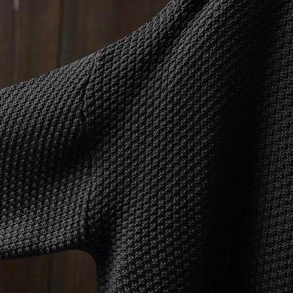 Women's Oversized Textured Turtleneck Long Sleeve Sweater - Pullover