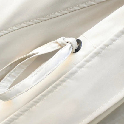 Women's Oversized Utility Jacket - Hooded Button Front