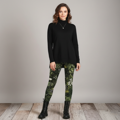 Women's Printed High Waisted Leggings - Full Length Gymwear