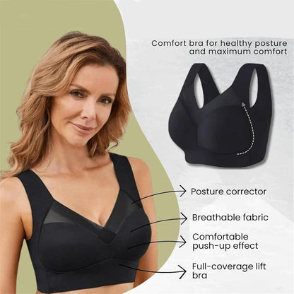Women's Seamless Support Bra - Wireless Comfortable Fit
