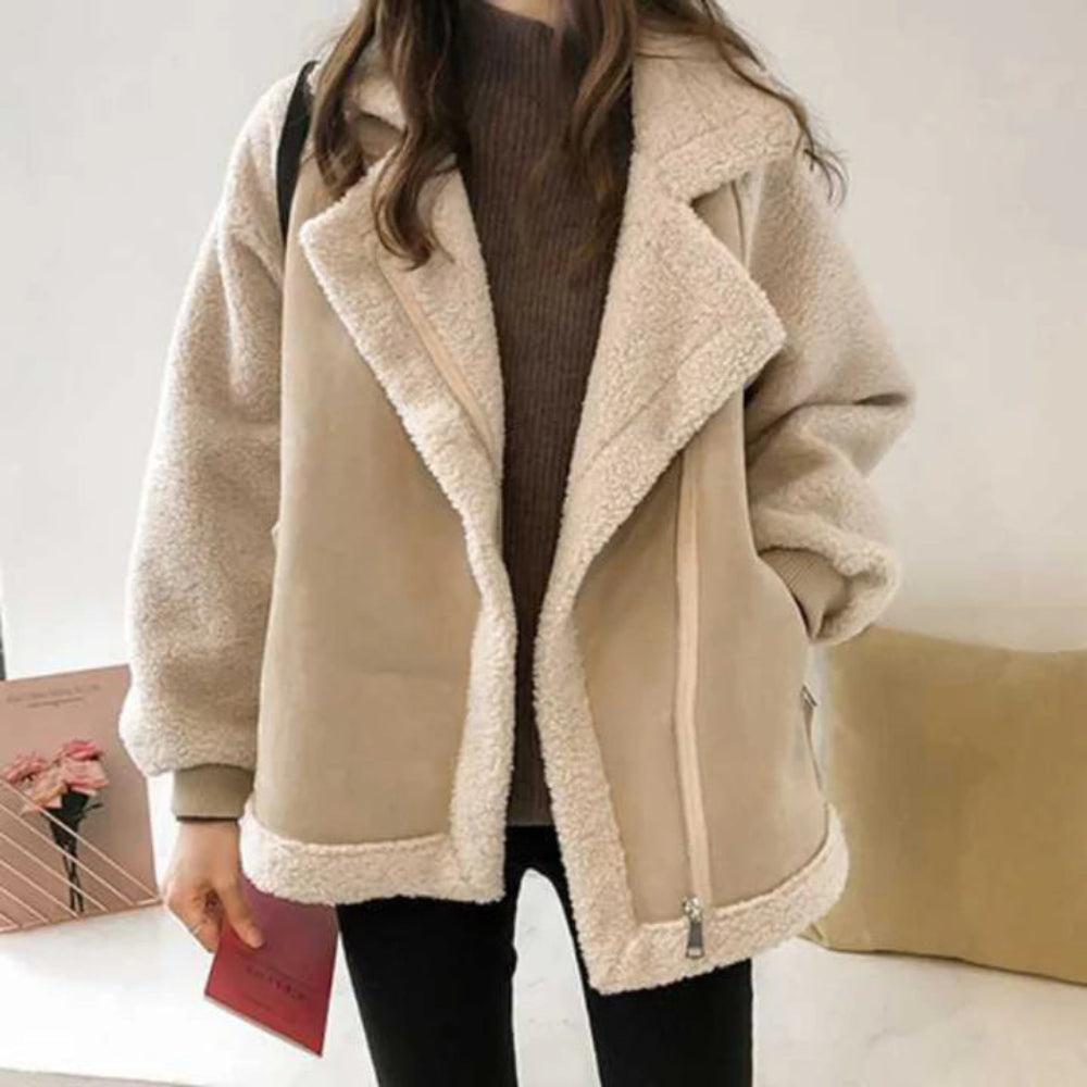 Women’s Sherpa Jacket - Oversized Cozy Winter Outerwear