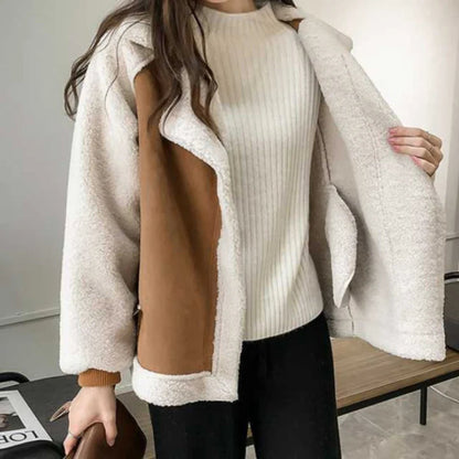 Women’s Sherpa Jacket - Oversized Cozy Winter Outerwear