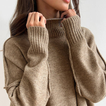 Women's Sweater Cozy Knit Turtleneck Set 4