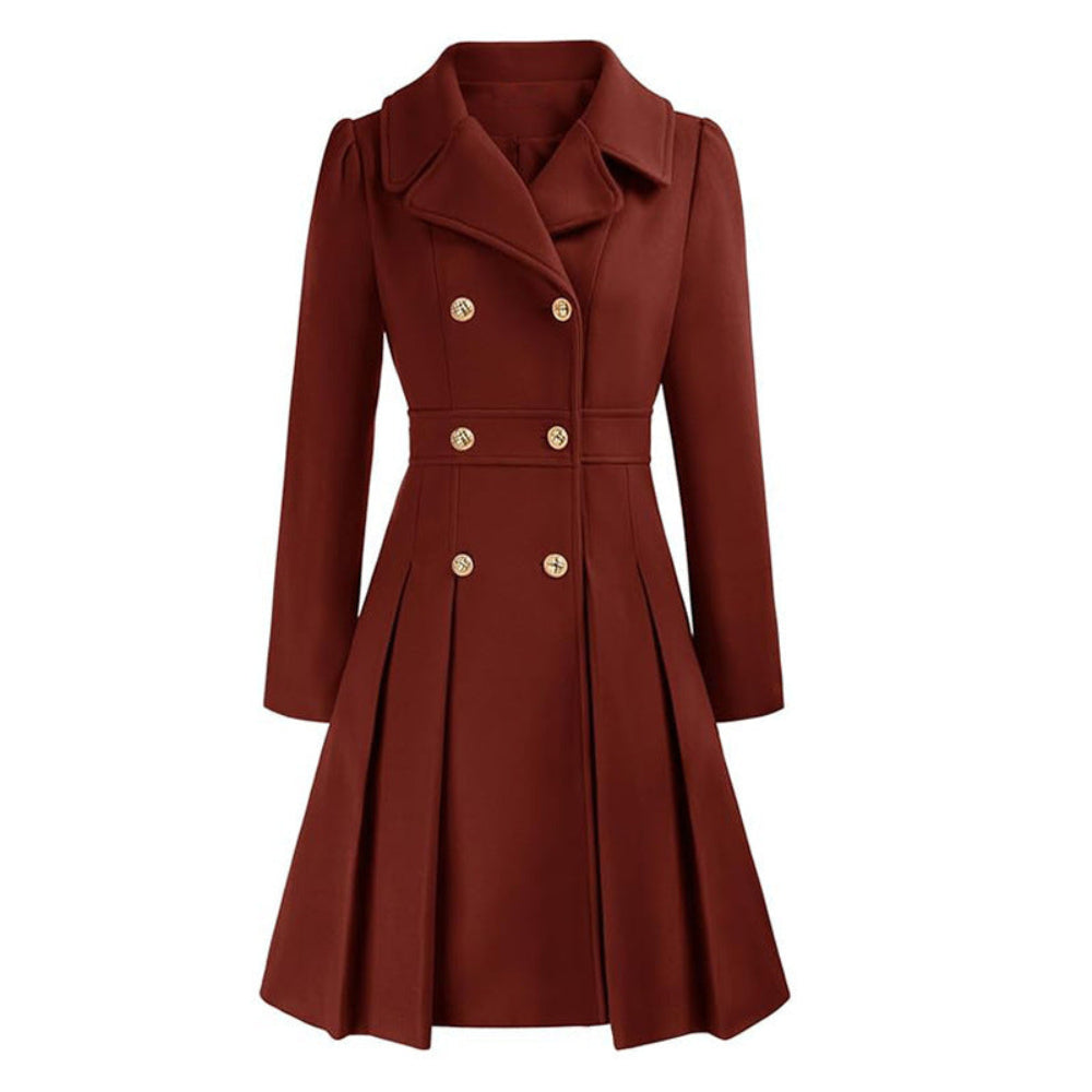Women's Trench Coat Double-Breasted Tailored Design 28