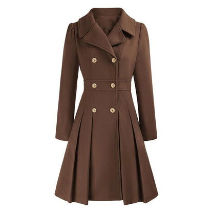 Women's Trench Coat Double-Breasted Tailored Design 30