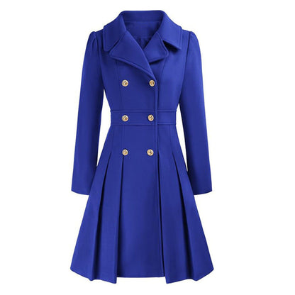 Women's Trench Coat Double-Breasted Tailored Design 34
