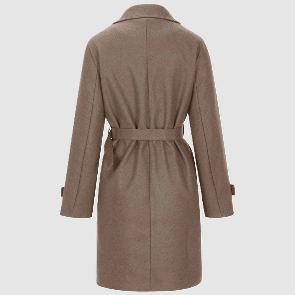 Women's Trench Coat Elegant Warm Stylish Comfort 12