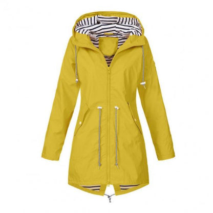 Women's Waterproof Hooded Rain Coat All Seasons 5