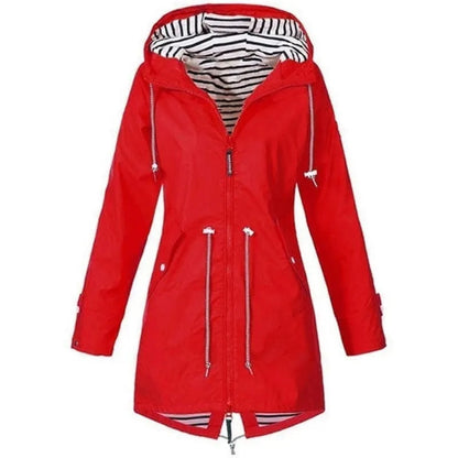 Women's Waterproof Hooded Rain Coat All Seasons 9