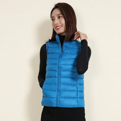 Women's Waterproof Lightweight Vest Stylish Packable Design 5