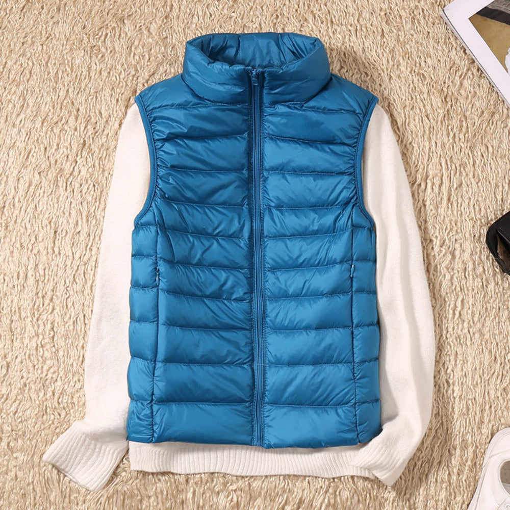 Women's Waterproof Lightweight Vest Stylish Packable Design 6