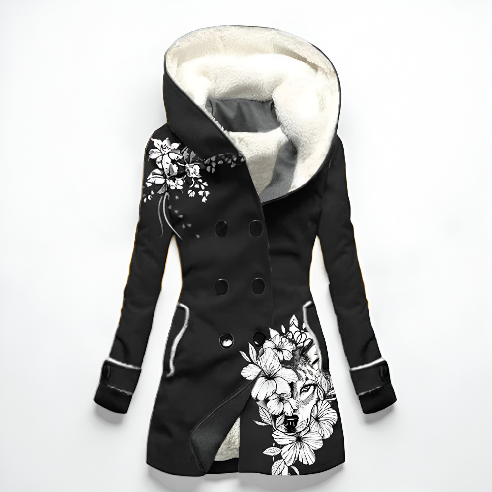 Women's Winter Coat Double-Breasted Eco-Friendly Warmth 4