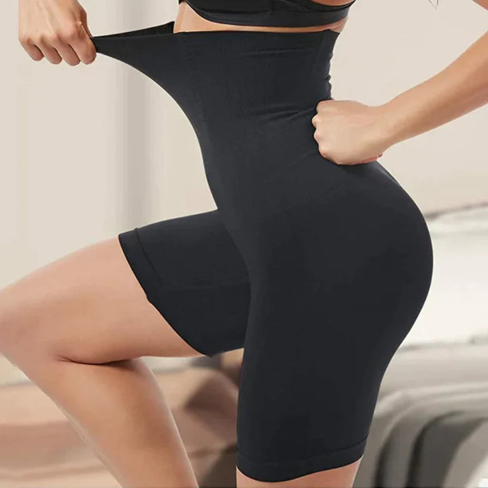Women's High Waisted Gymwear Shorts - Compression Control