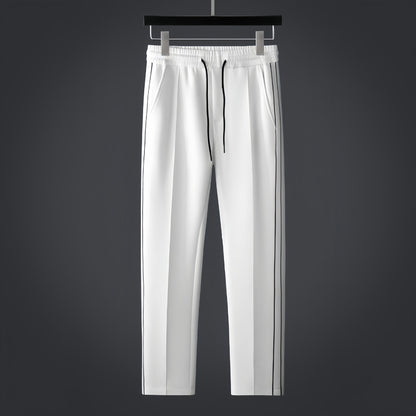 Men's Two Piece Athletic Pants And Top Set | Reflective Stripes