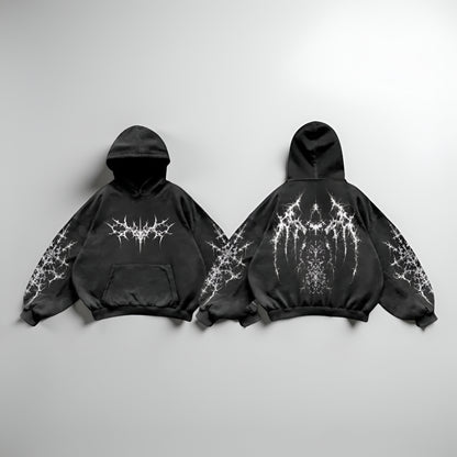 Men’s Oversized Graphic Hoodie – Long Sleeve Pullover