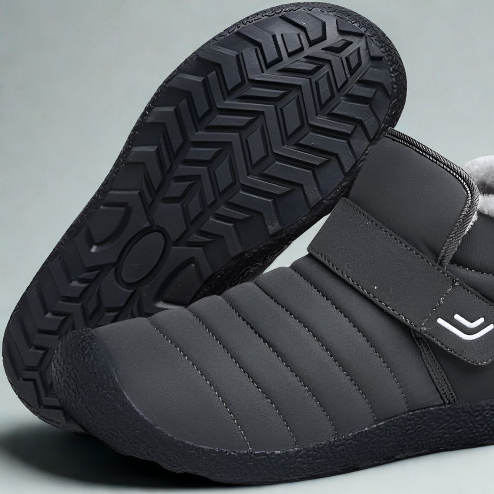 Men's Winter Lined Snow Boots - Comfortable Indoor Outdoor