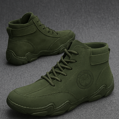 Men's Winter Hiking Boots - Comfortable Lace-Up Ankle