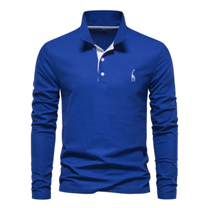 Men's Long Sleeve Polo Shirt | Casual Knitwear, Lightweight