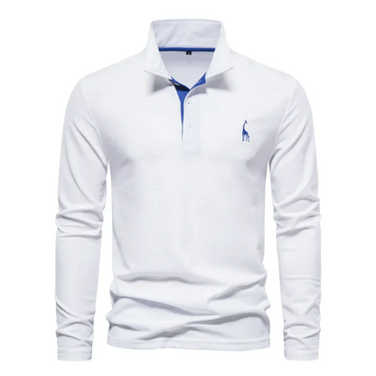 Men's Long Sleeve Polo Shirt | Casual Knitwear, Lightweight