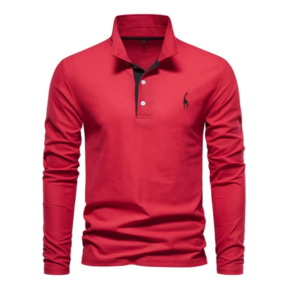 Men's Long Sleeve Polo Shirt | Casual Knitwear, Lightweight