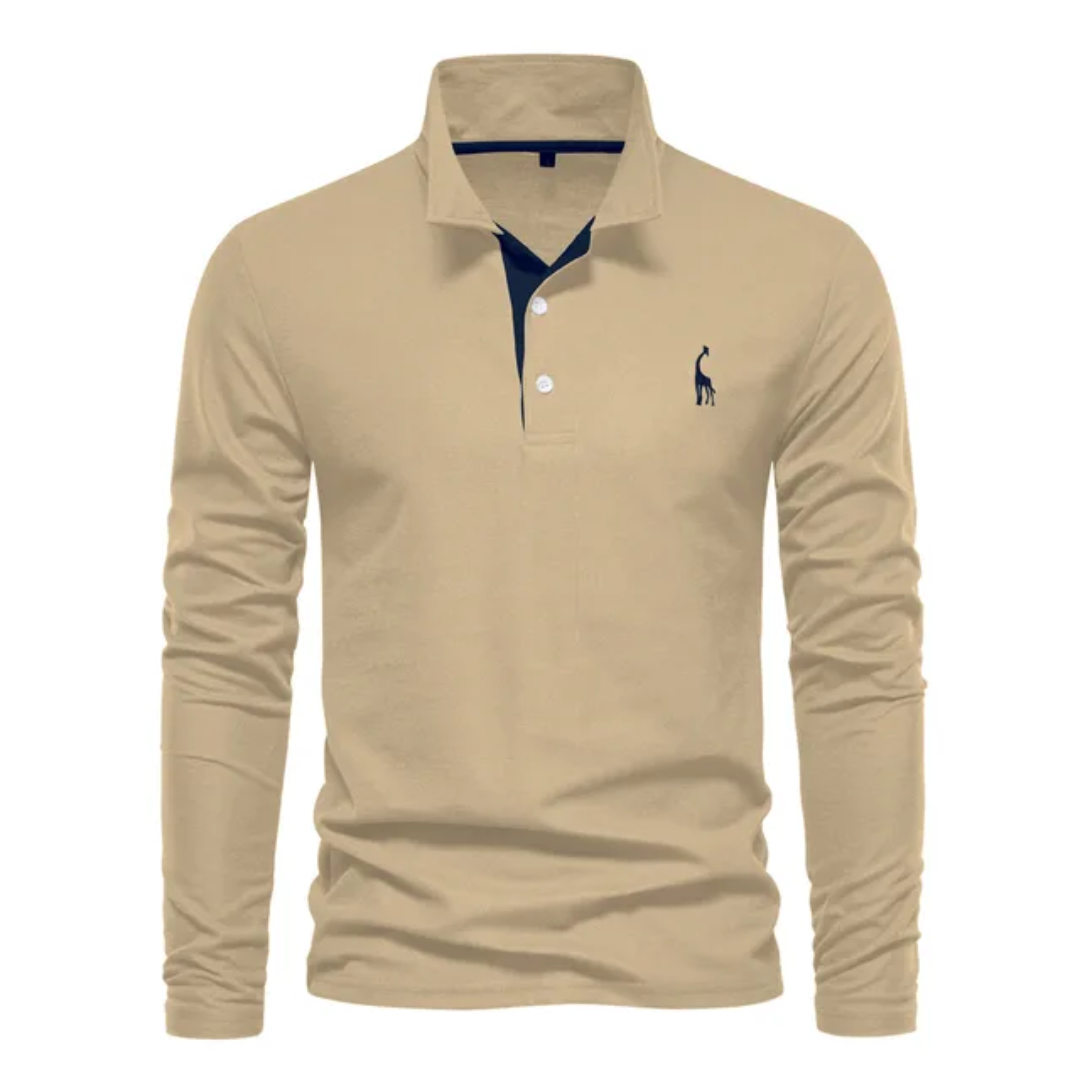 Men's Long Sleeve Polo Shirt | Casual Knitwear, Lightweight