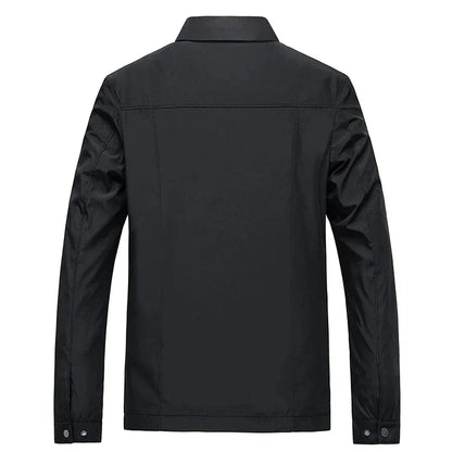 Men’s Lightweight Casual Harrington Jacket | Zip Closure Lined