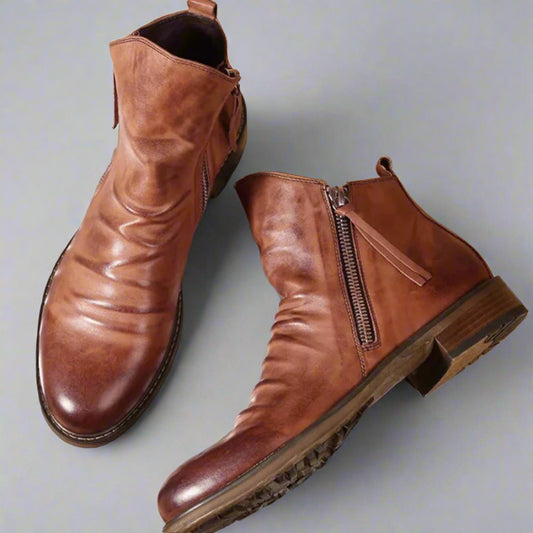 Classic Stylish Ankle Boots for Men - Image 1
