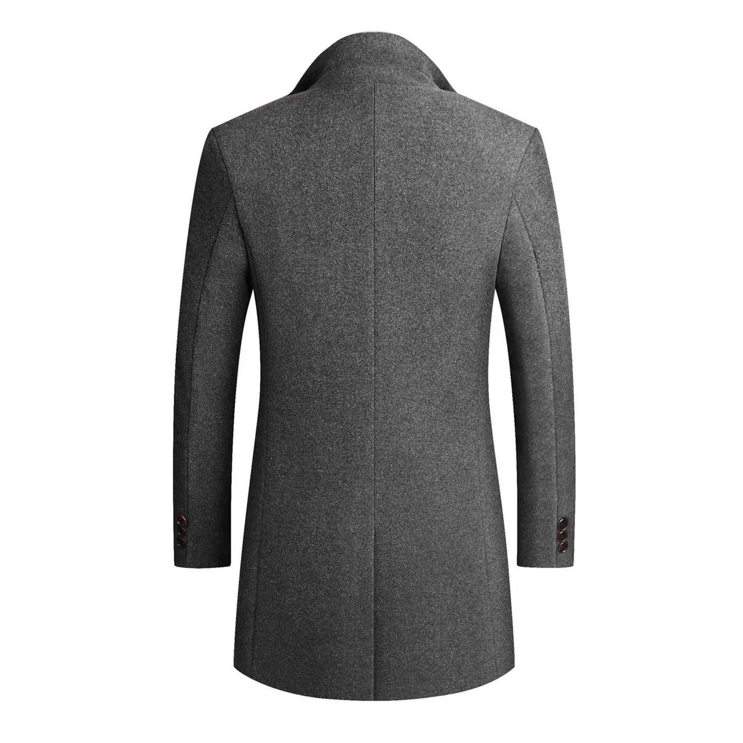 Men's Classic Wool Overcoat | Long Winter Coat
