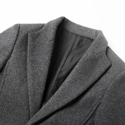Men's Classic Wool Overcoat | Long Winter Coat