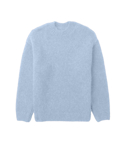 Cozy Textured Winter Knit Sweater - Image 11