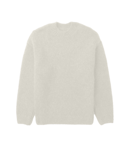 Cozy Textured Winter Knit Sweater - Image 7