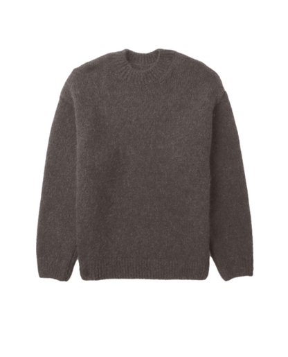 Cozy Textured Winter Knit Sweater - Image 8
