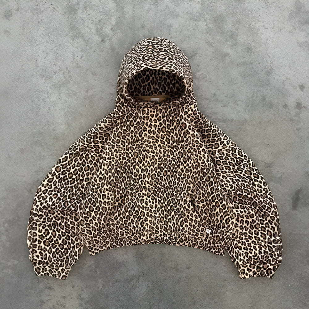 Men’s Oversized Graphic Hoodie – Long Sleeve Pullover