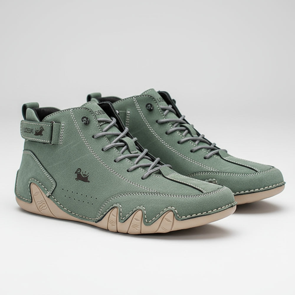 Men's High Top Ankle Sneakers - Athletic Sport Shoes