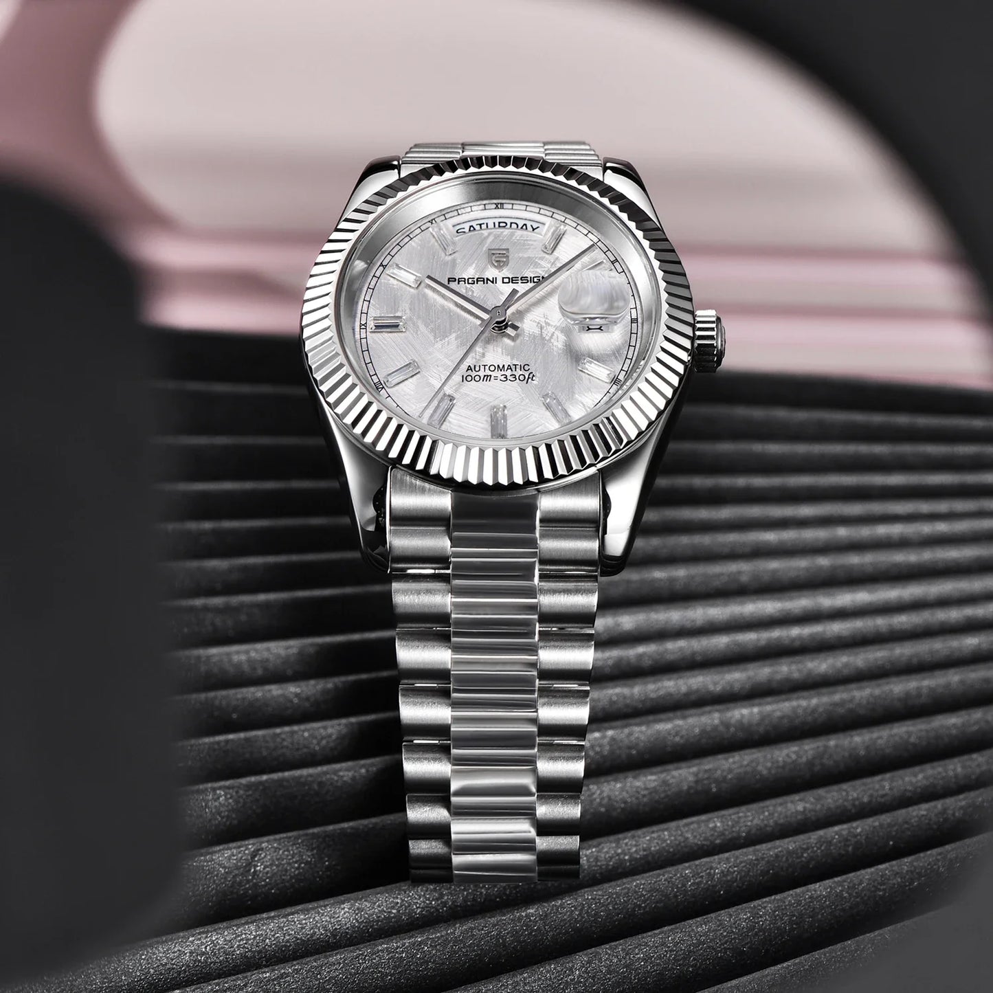 Men’s Classic Automatic Stainless Steel Watch | Day Date