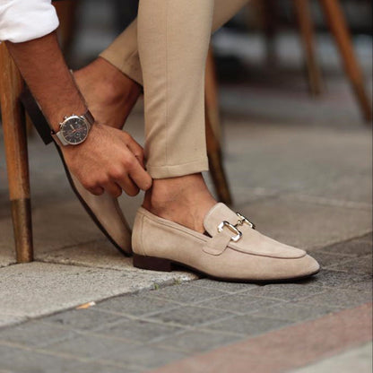 Elegant Men's Suede Loafers for Smart Casual Wear - Image 3