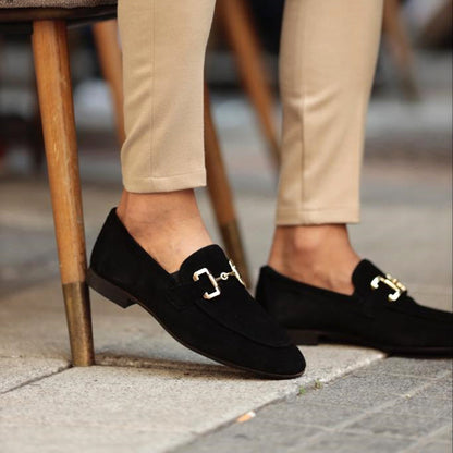 Elegant Men's Suede Loafers for Smart Casual Wear - Image 6