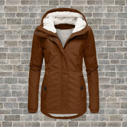 Elsie Belle | Neu Plissierter Baumwollmantel mit Kapuze - Image 5