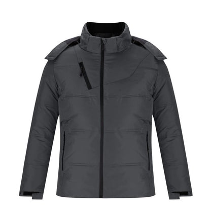 Men's Warm Waterproof Winter Puffer Jacket | Hooded Insulated
