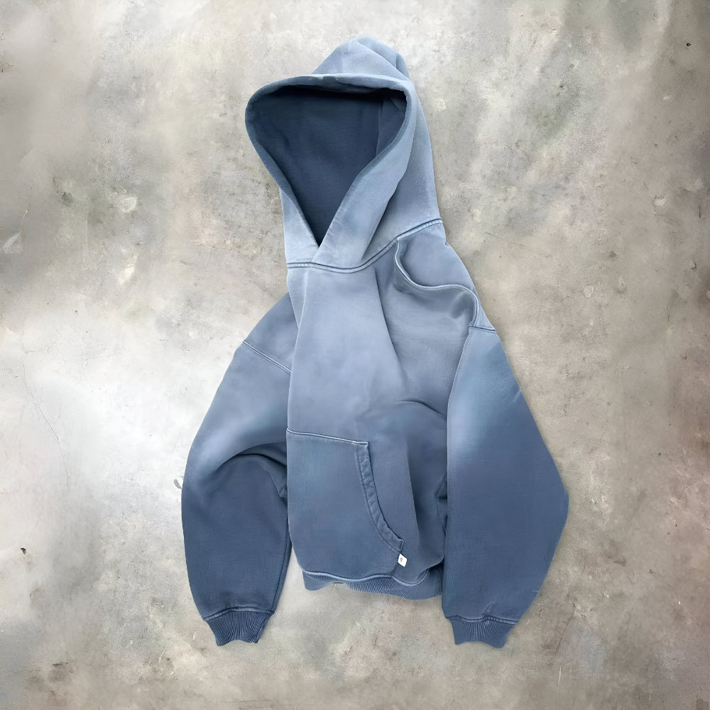 Men’s Oversized Graphic Hoodie – Long Sleeve Pullover