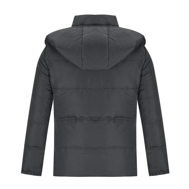 Men's Warm Waterproof Winter Puffer Jacket | Hooded Insulated