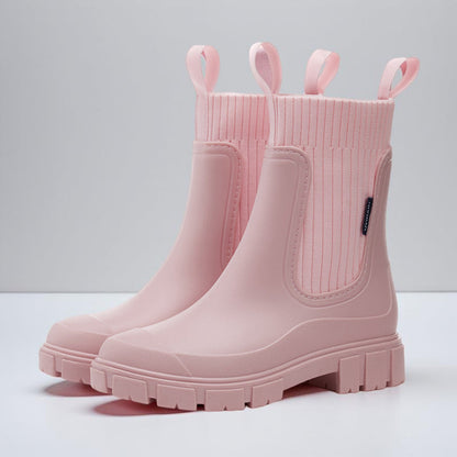 Women's Waterproof Chelsea Ankle Boots – Durable Slip-On Design